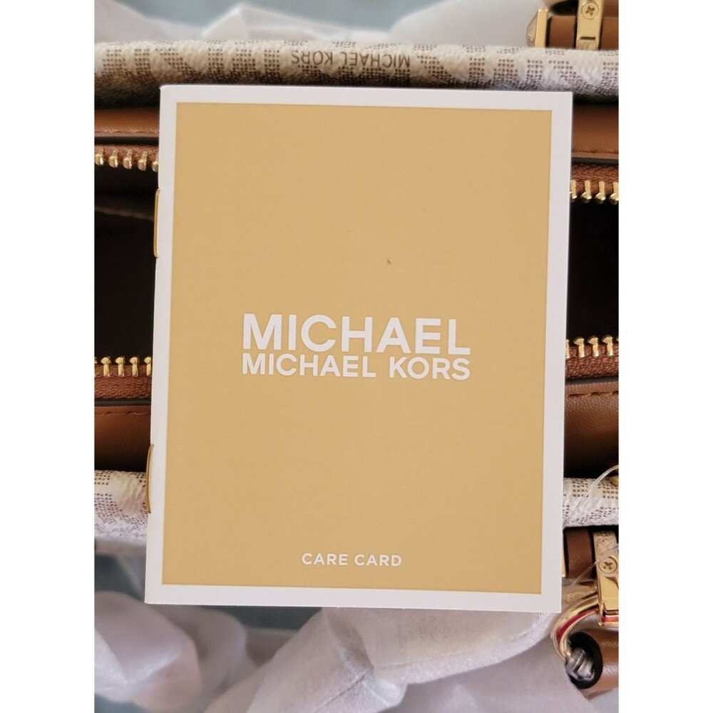 Michael Kors Marilyn Small Crossbody Bag Vanilla Acorn - Picture 8 of 9